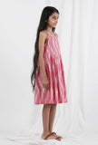 Pink Ikat Cotton Dress