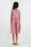 Pink Ikat Cotton Dress