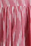 Pink Ikat Cotton Dress