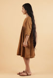 Dark Brown Mulmul Dress