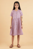 Light Purple Mulmul Dress