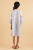 Light Grey Mulmul Dress