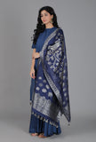 Sapphire Blue Chanderi Brocade Dupatta