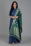 Verdant Green Chanderi Brocade Dupatta