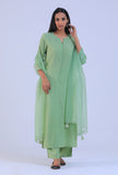 Green Cotton Dupatta