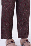 Set Of 2: Woody Brown & White Cotton Block Printed Kurta & Pant