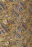 Kalamkari Printed Yellow Color Cotton Slip