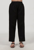 Black Cotton Pant