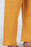 Set Of 2: Yellow Cotton Kurta & Pant Set