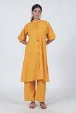 Yellow Cotton Kurta