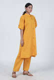 Yellow Cotton Kurta