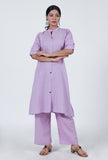 Lavender Cotton Kurta