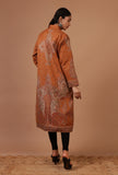 Windsor Tan & Multicolor Kani Embroidered Long Jacket