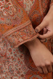 Windsor Tan & Multicolor Kani Embroidered Long Jacket