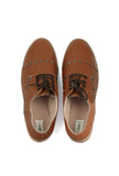 Tawny Oxford Shoes With Bullet Studs