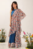 Bella Floral Print Ruffled Dupatta.